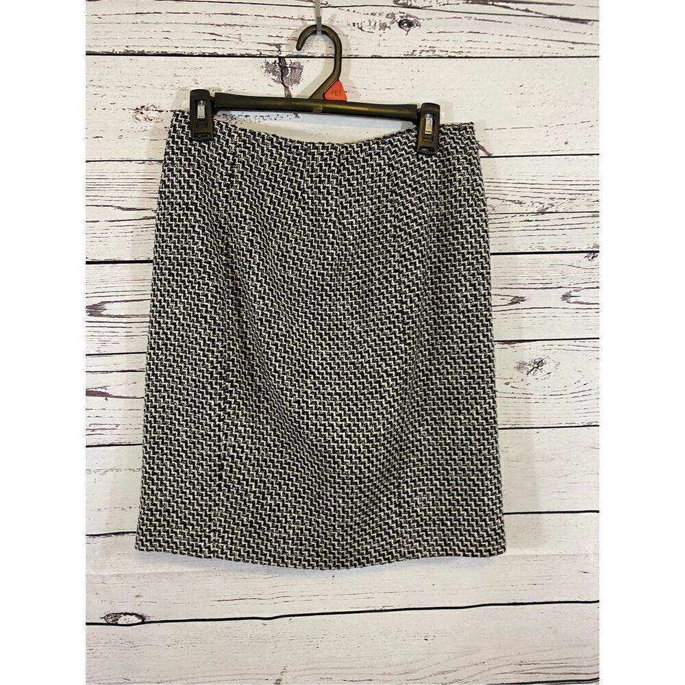 Talbots Petite Wool Blend Side zip Pencil Skirt Size 10 P